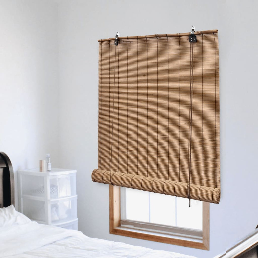 Vidaxl roller blind 150x160 cm bamboo brown