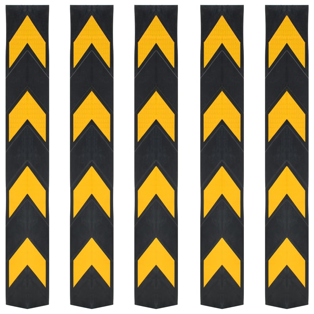 VIDAXL -Eckschützer reflektieren 80 cm Gummi 5 PCs