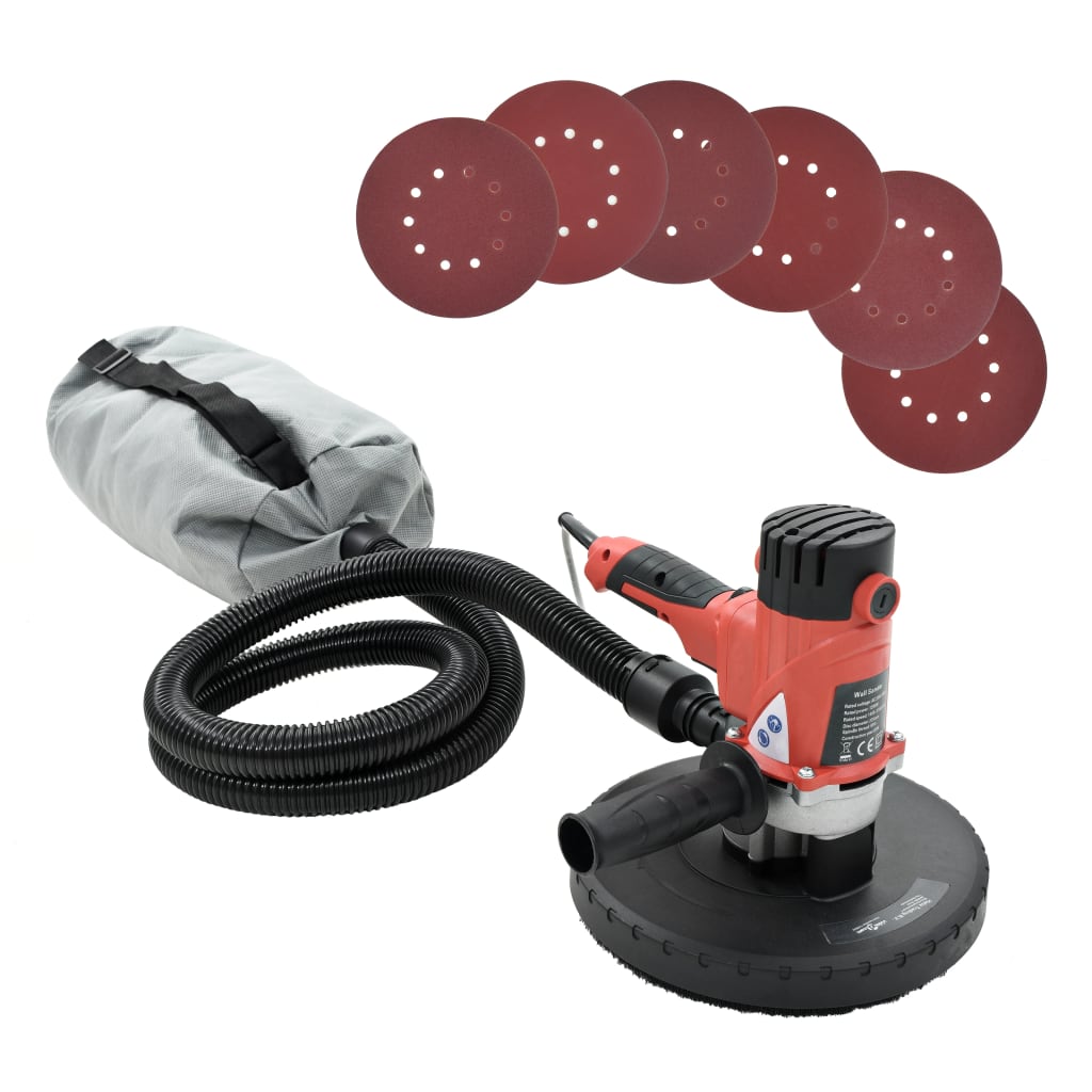 Vidaxl wall and ceiling sander with suction function 1200 W