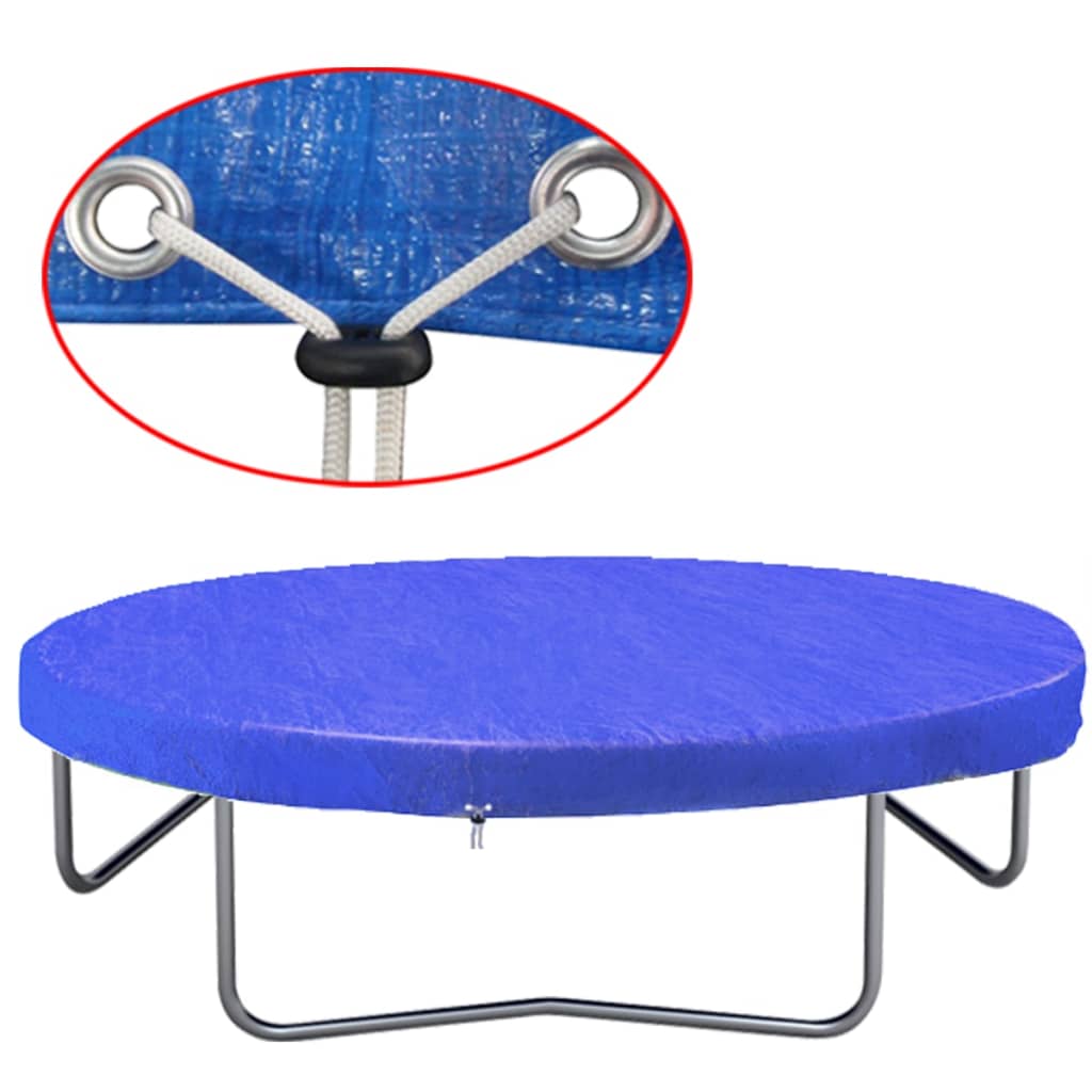 Couvercle de trampoline Vidaxl 360-367 cm 90 g m² PE