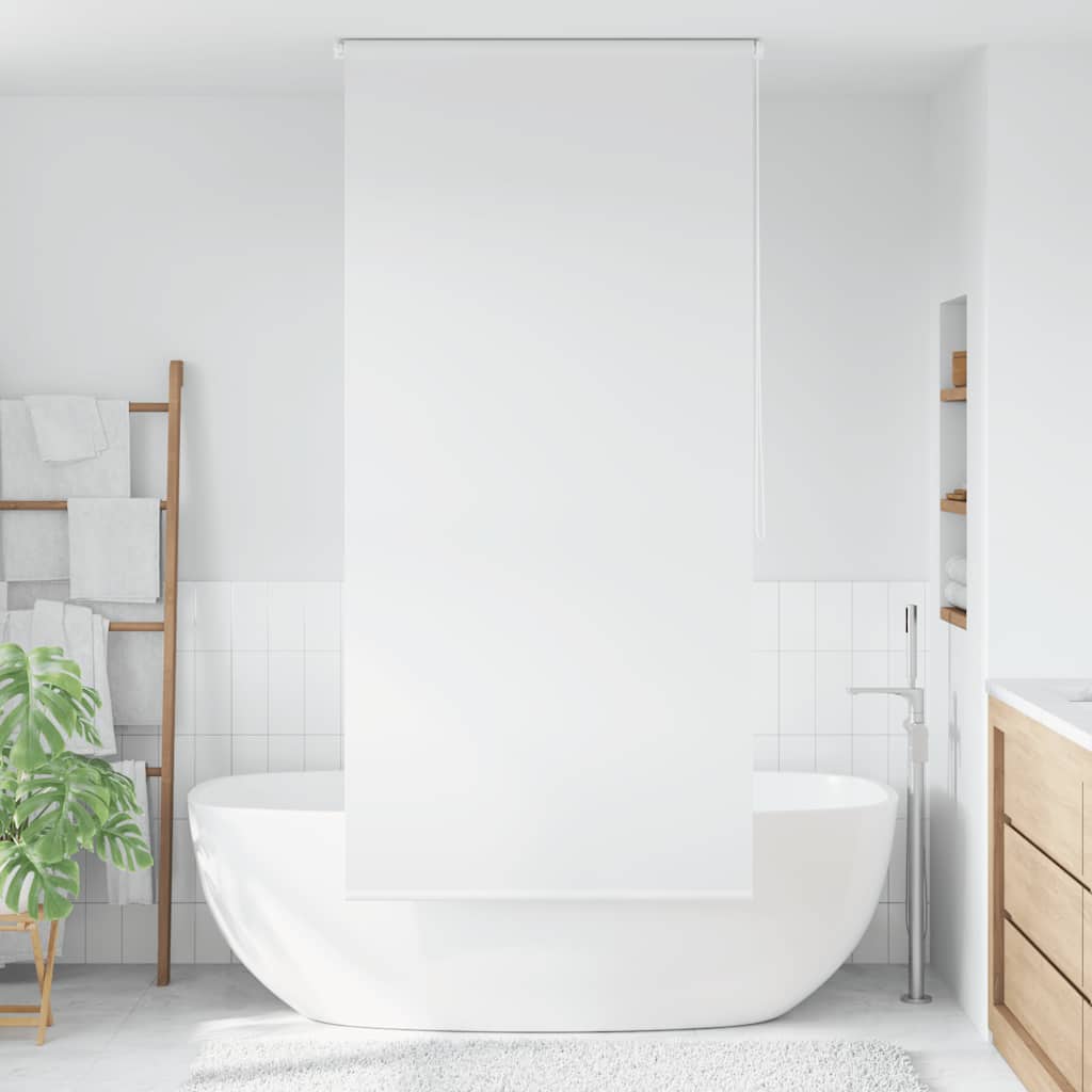 Vidaxl Roller Blind para la ducha 120x240 cm blanco