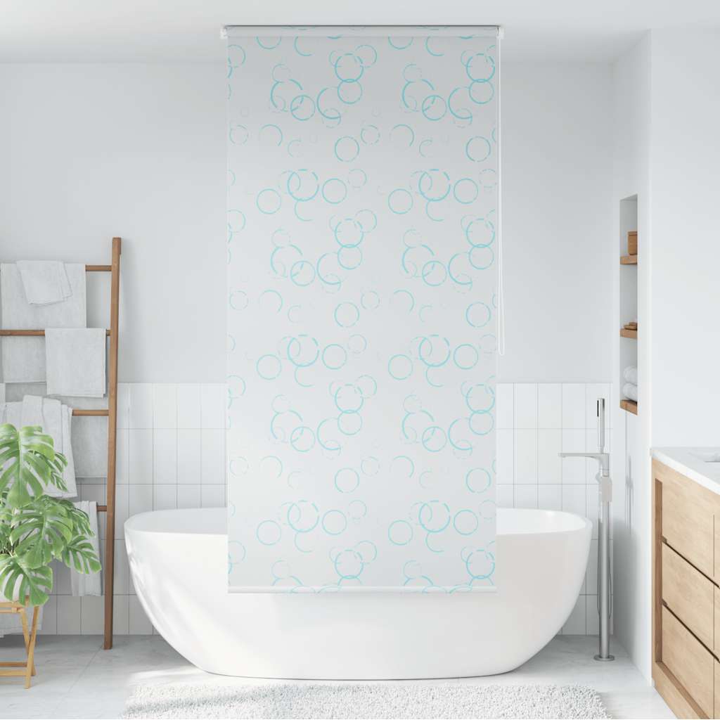 Vidaxl Roller Blind para la ducha 100x240 cm de burbuja