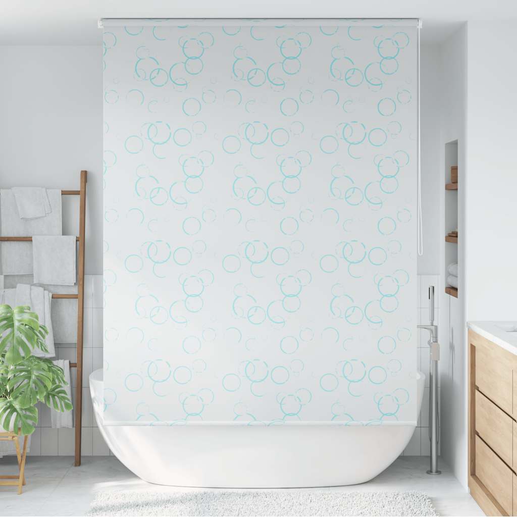 Vidaxl Roller Blind para la ducha 140x240 cm de burbuja