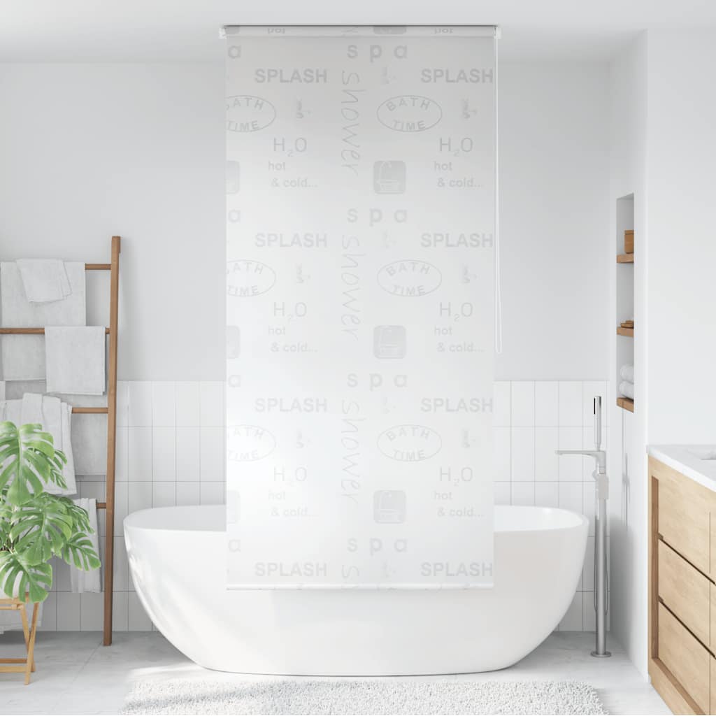 Vidaxl Roller Blind para la ducha 80x240 cm Splash