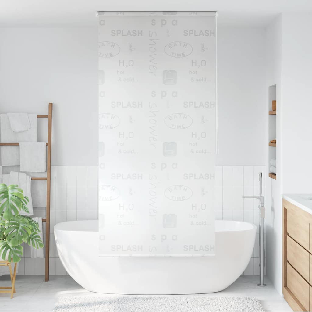 Vidaxl Roller Blind para ducha 100x240 cm Splash