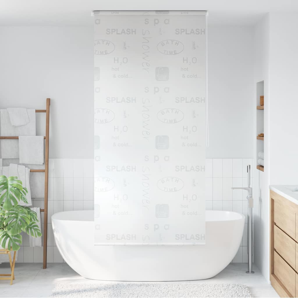 Vidaxl Roller Blind para la ducha 120x240 cm Splash