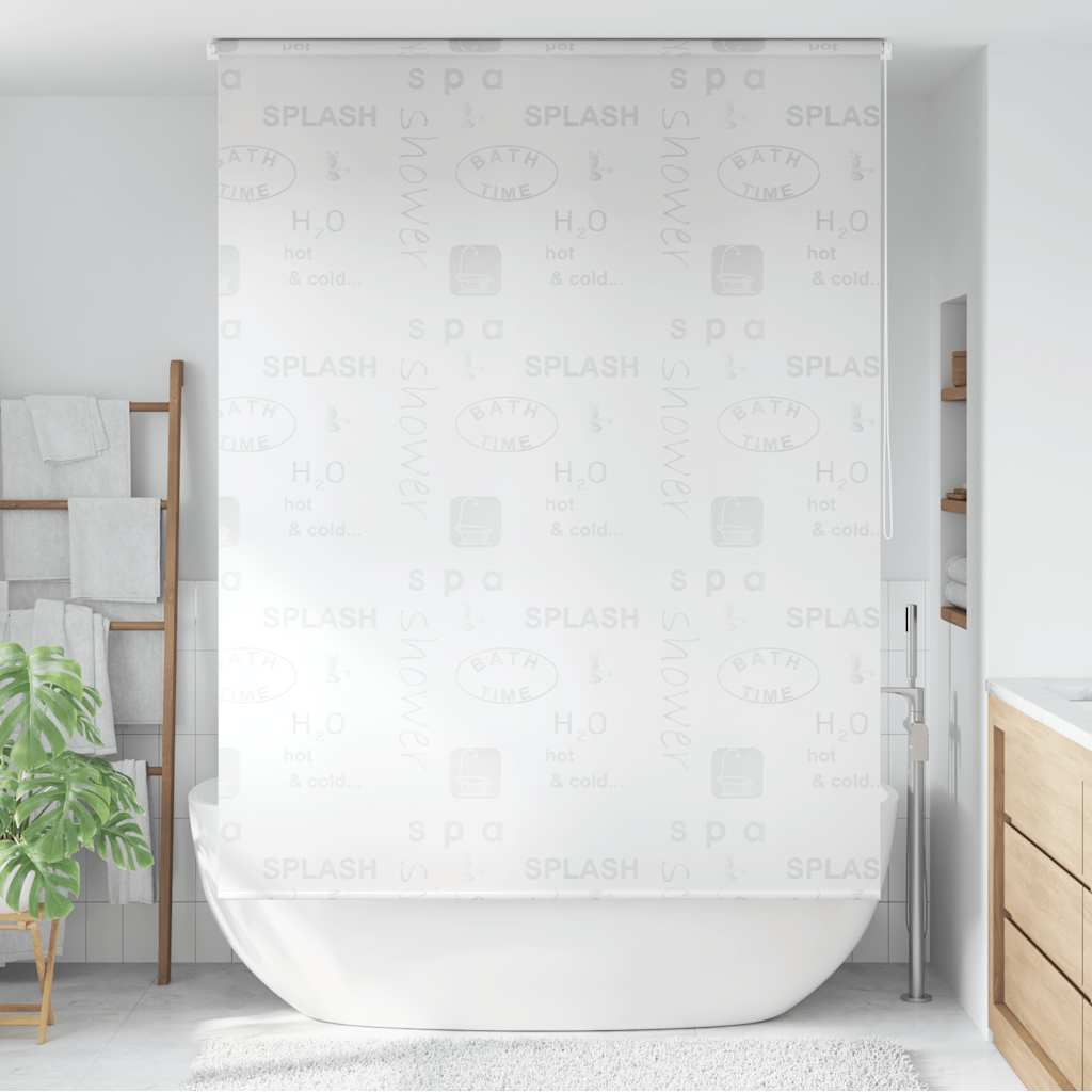 Vidaxl Roller Blind para la ducha 140x240 cm Splash