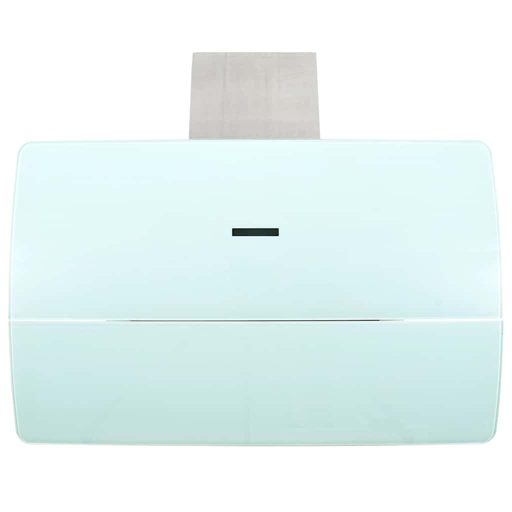 Vidaxl wandafzuigkap 756 m³ u 90 cm roestvrij staal wit