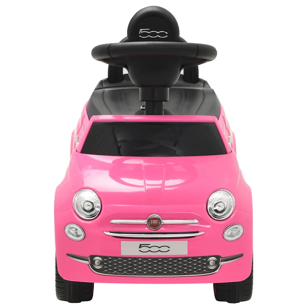 Vidaxl Fiat 500 Pink Ride-on Car