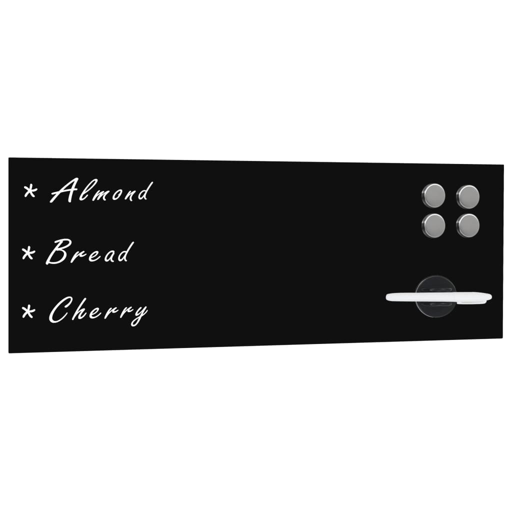 VidaXL Tafel für die Wand, magnetisch 60x20 cm Glas