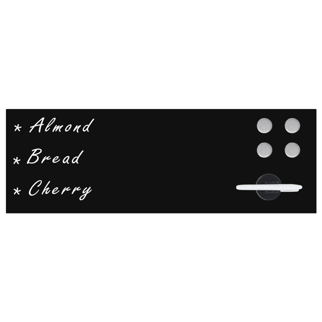 VidaXL Tafel für die Wand, magnetisch 60x20 cm Glas