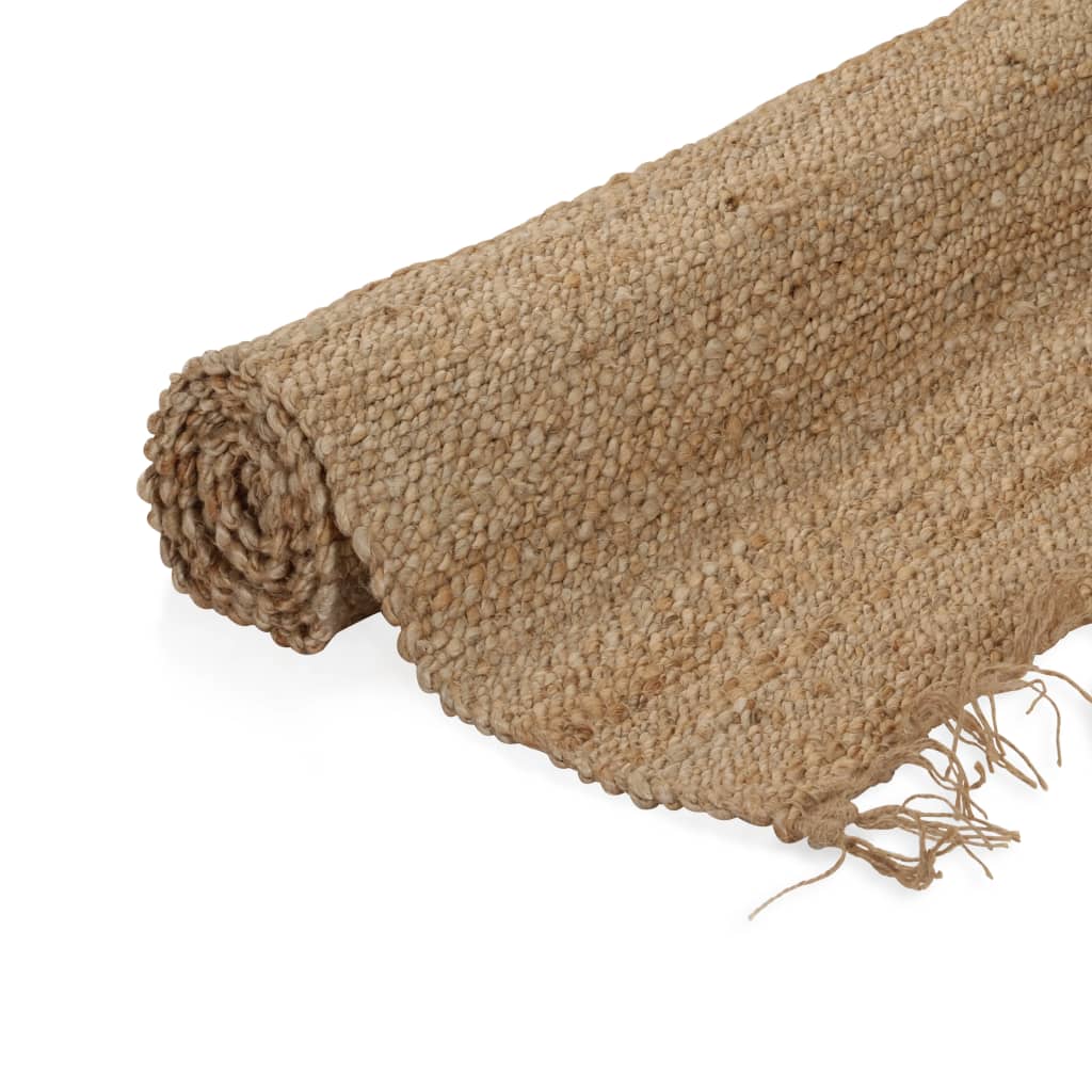 Vidaxl rug 120x180 cm hand-woven jute natural