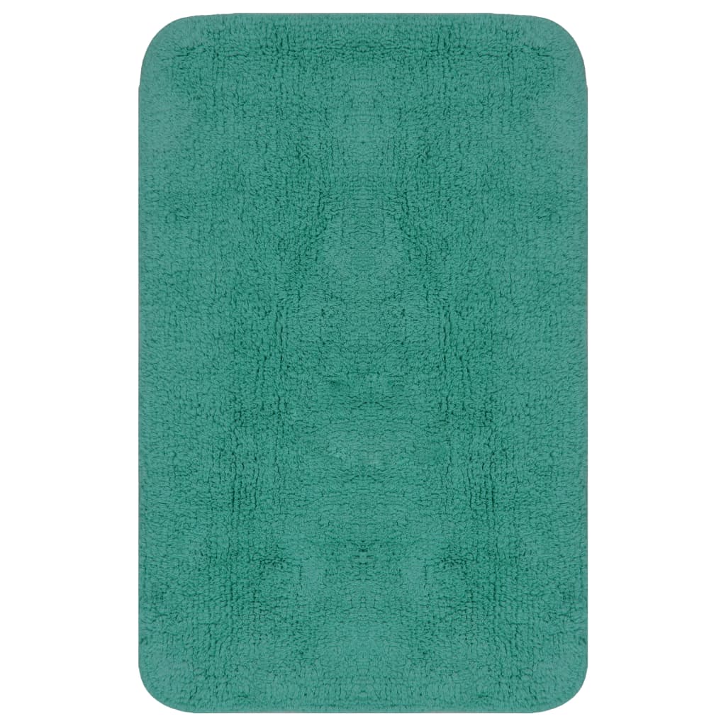 Vidaxl Bathmatting Fabric Turquesa 3 piezas