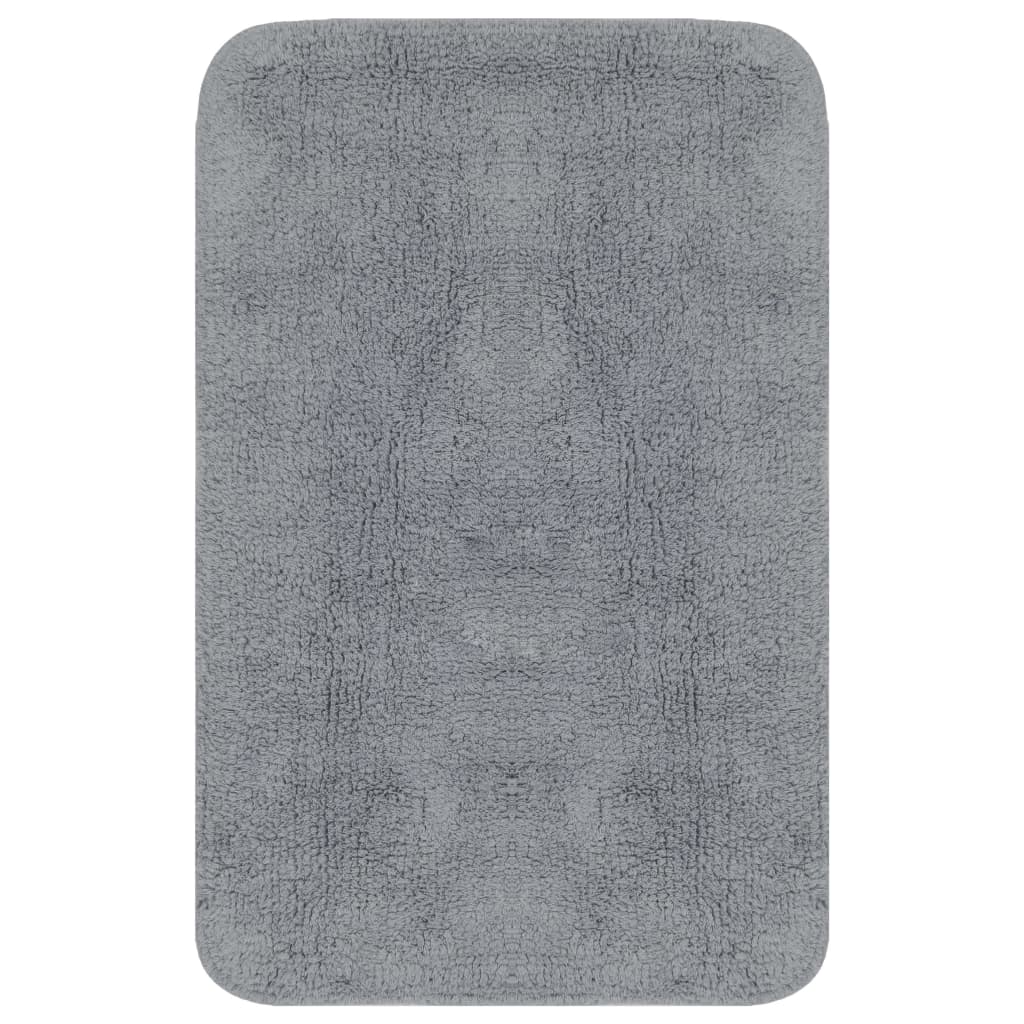 Vidaxl Bathmatting Fabric Gray 2-Part