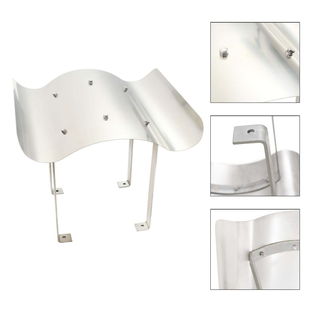 Vidaxl Chimney Cap Edelstahl 40 x 40 x 36 cm