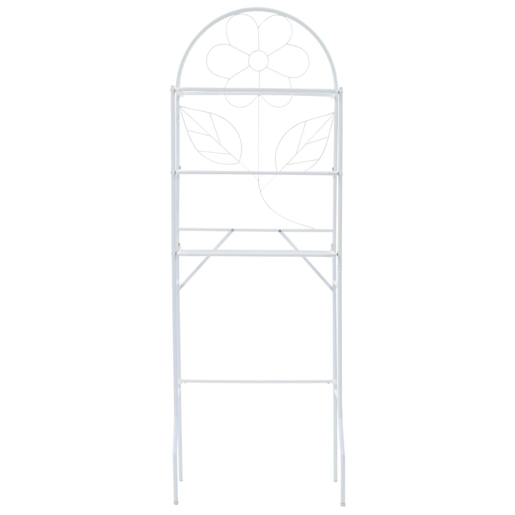 Vidaxl Bathy Rack 60x33x174 CM White