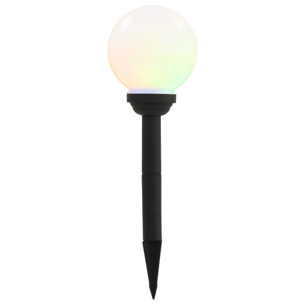 Lampade solari a LED Vidaxl intorno a 15 cm RGB 4 STS
