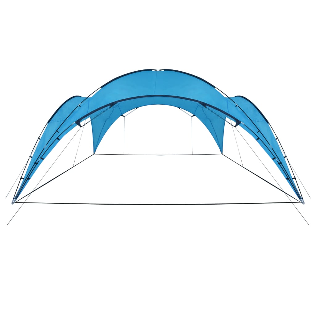 Vidaxl PartyTent Boog 450x450x265 cm lyseblå