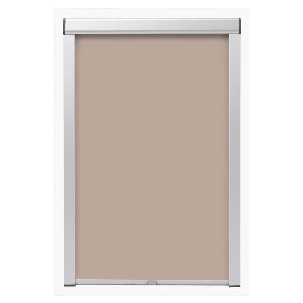Vidaxl roller blind blackout beige mk04