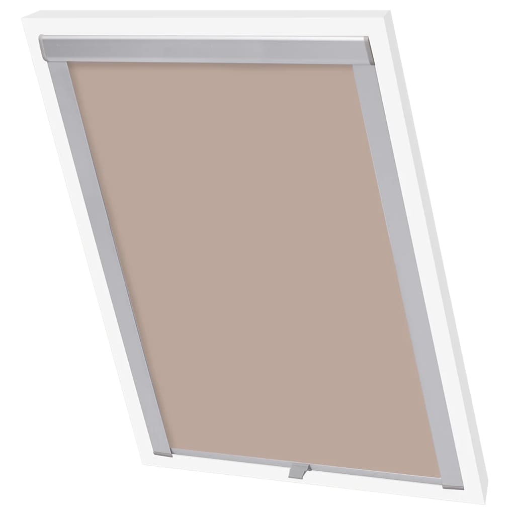 Vidaxl roller blind blackout beige mk08