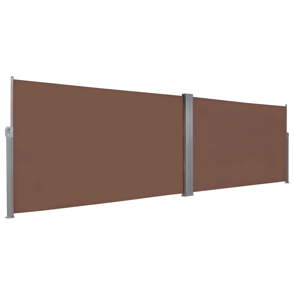 Vidaxl forrude udvides 160x600 cm brun