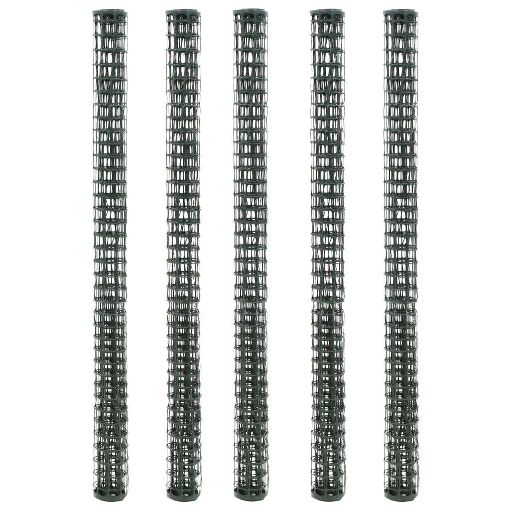 Vidaxl Garden Gates Gaas 5 Stcs 1x1,2 M HDPE Green