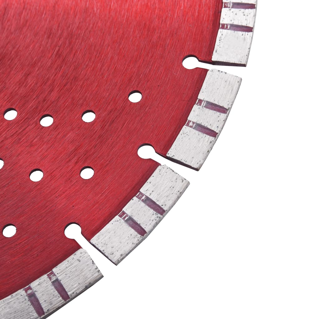 Vidaxl Diamond Saw Blade mit Turbo und Löchern 300 mm Stahl