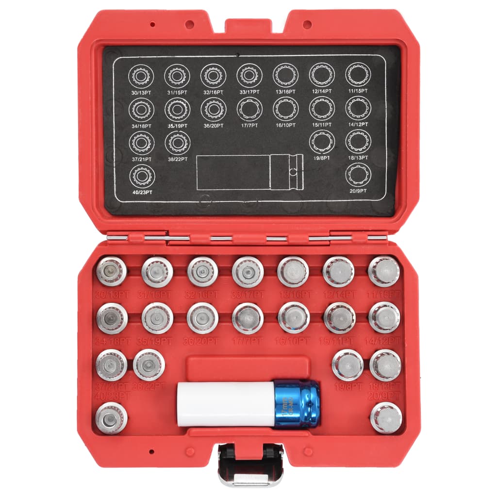 Vidaxl 21-piece wheel lock set for BMW