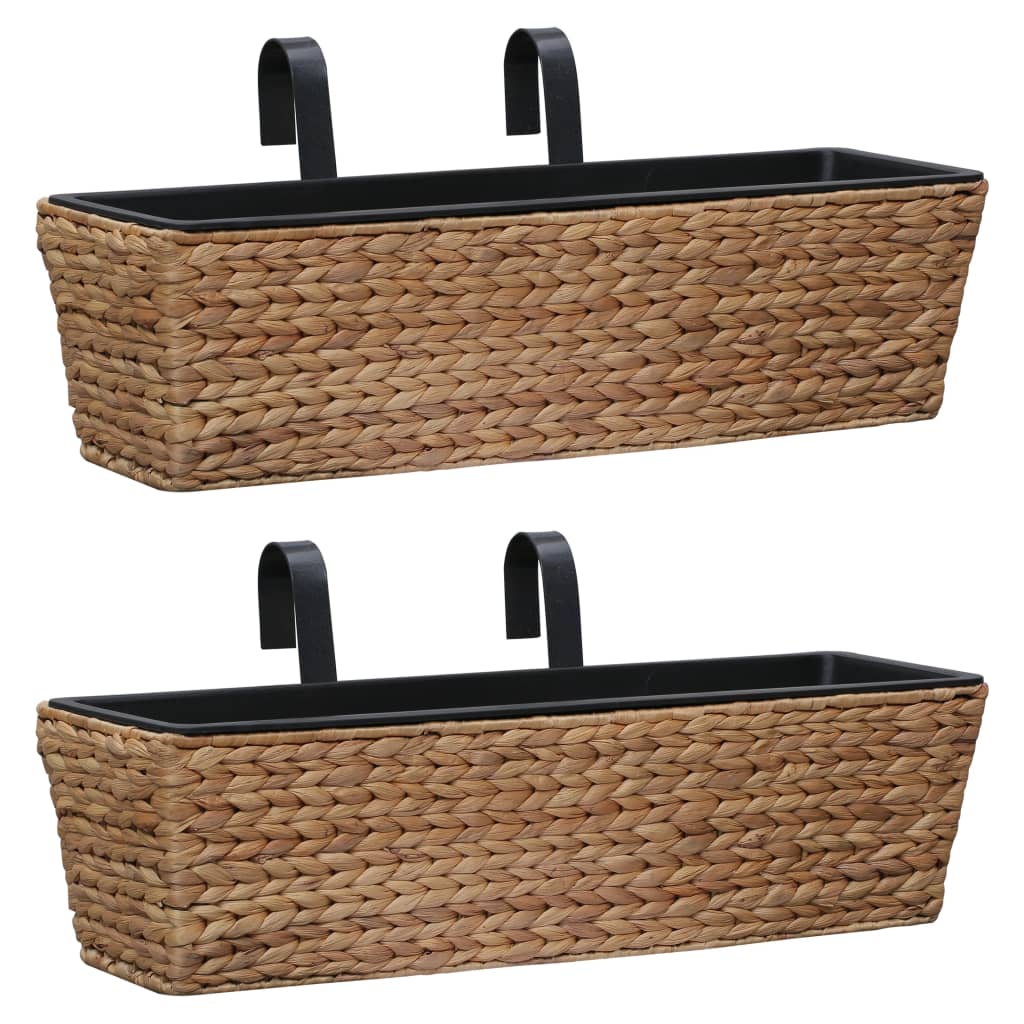 Vidaxl planters 2 pcs water hyacinth