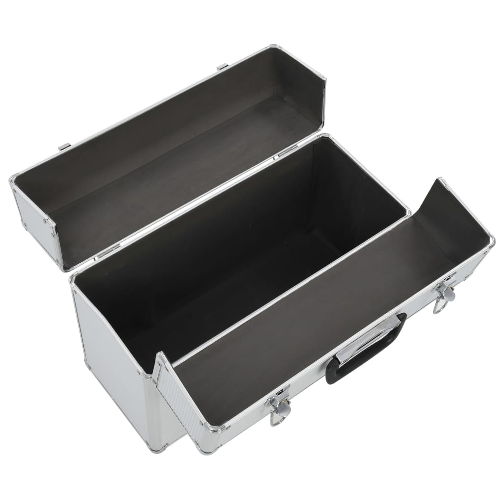 Vidaxl Tool Case 47x36x20 cm Aluminium Silberfarbe