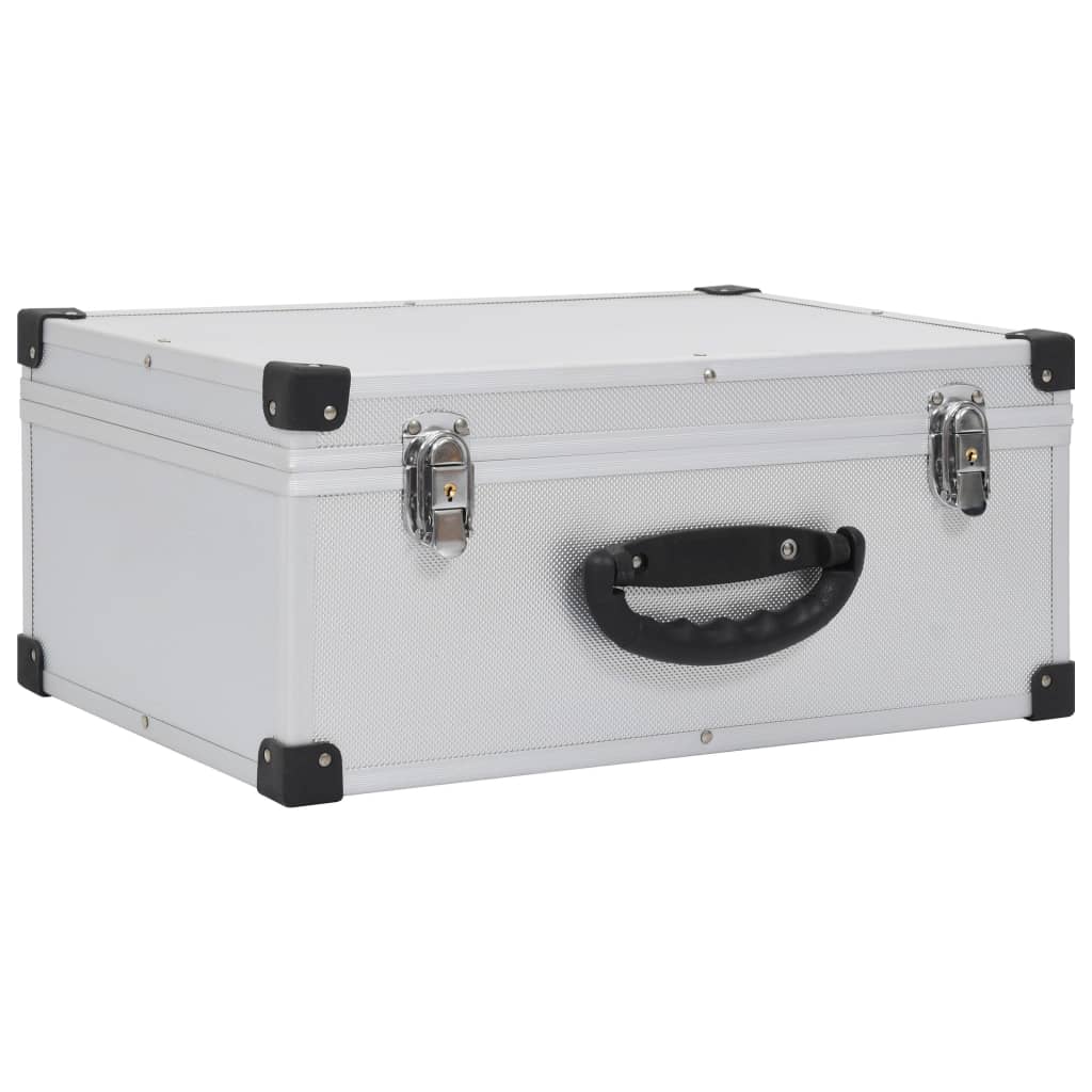 VIDAXL -CD -Hülle für 60 CDs Aluminium ABS Silber gefärbt