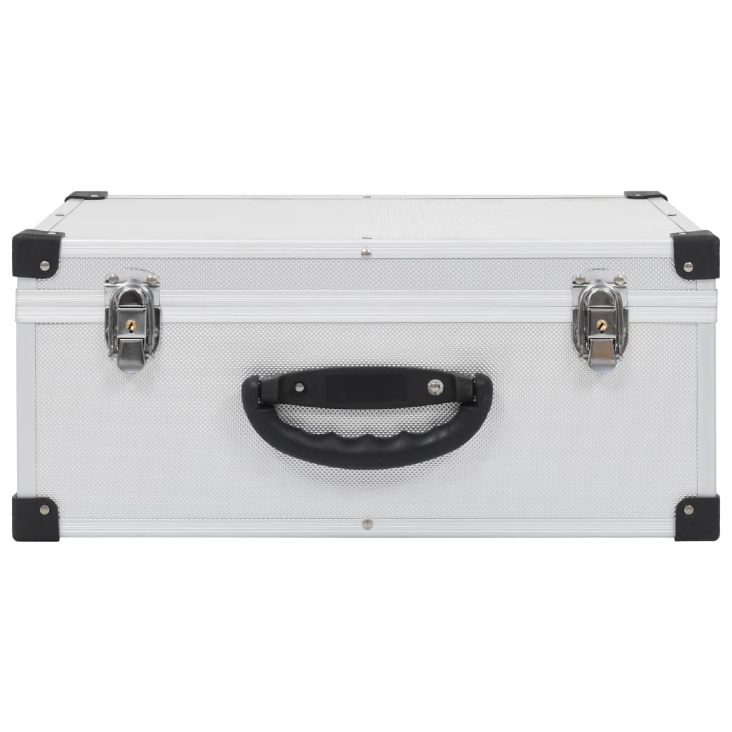 VIDAXL -CD -Hülle für 60 CDs Aluminium ABS Silber gefärbt