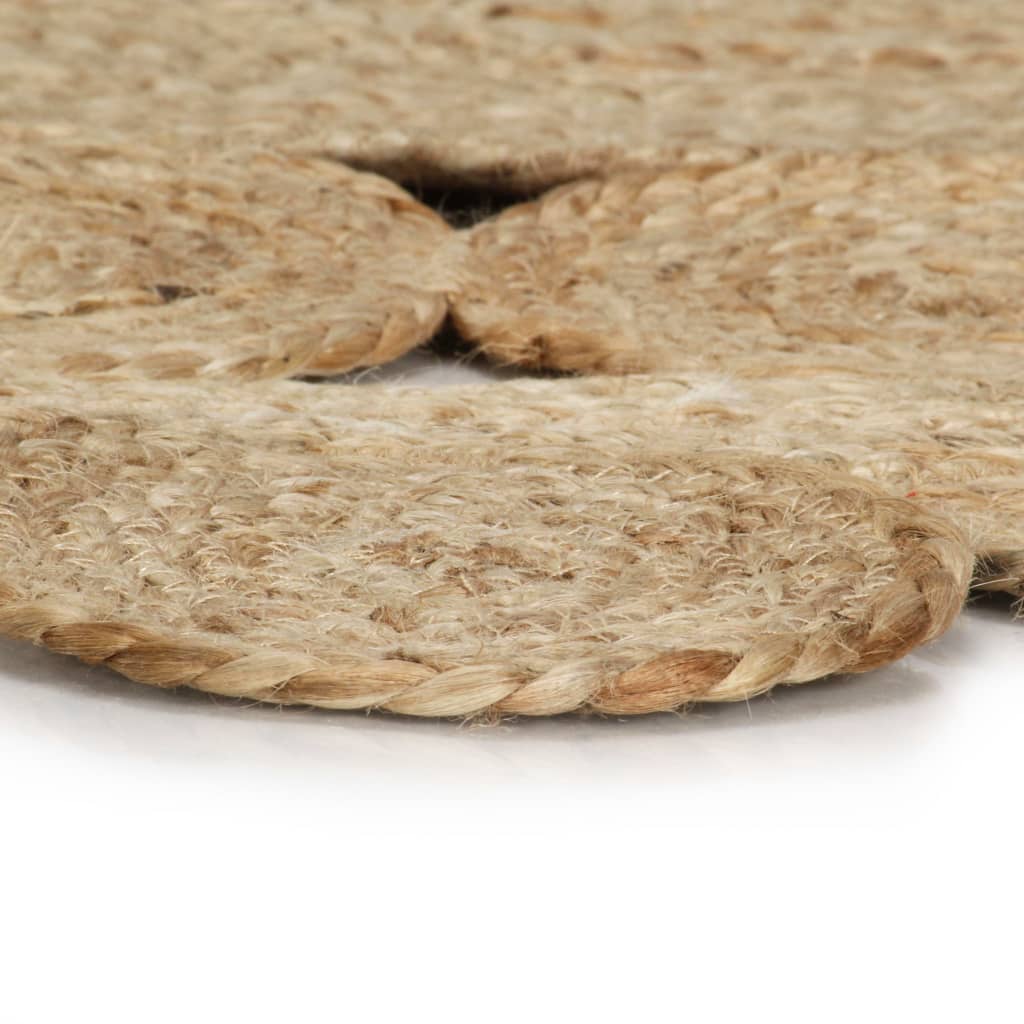 Vidaxl handmade rug 150 cm braided jute