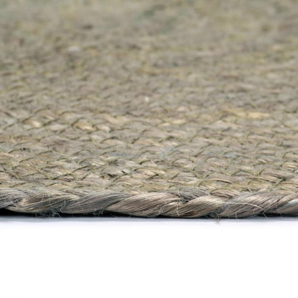 Vidaxl Placemats 4 Sts Round 38 cm Jute Grey