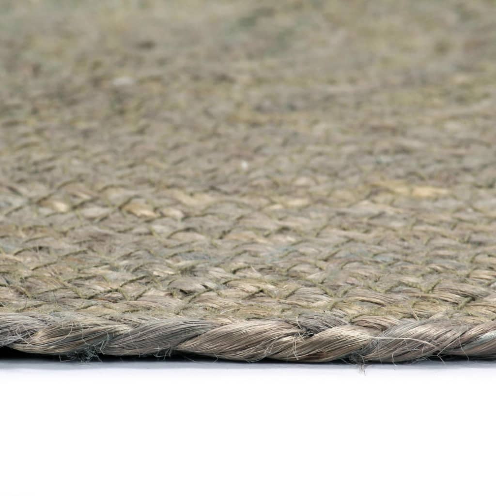 Vidaxl Placemats 4 Sts Round 38 cm Jute Grey