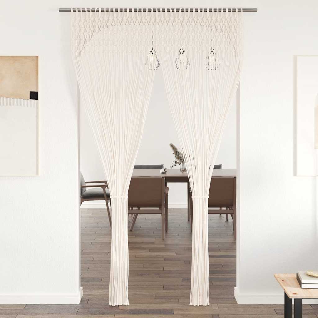 Vidaxl curtain macrame 140x240 cm cotton