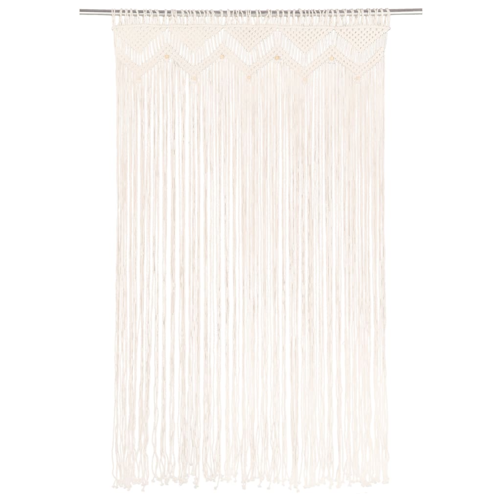 Vidaxl curtain macrame 140x240 cm cotton