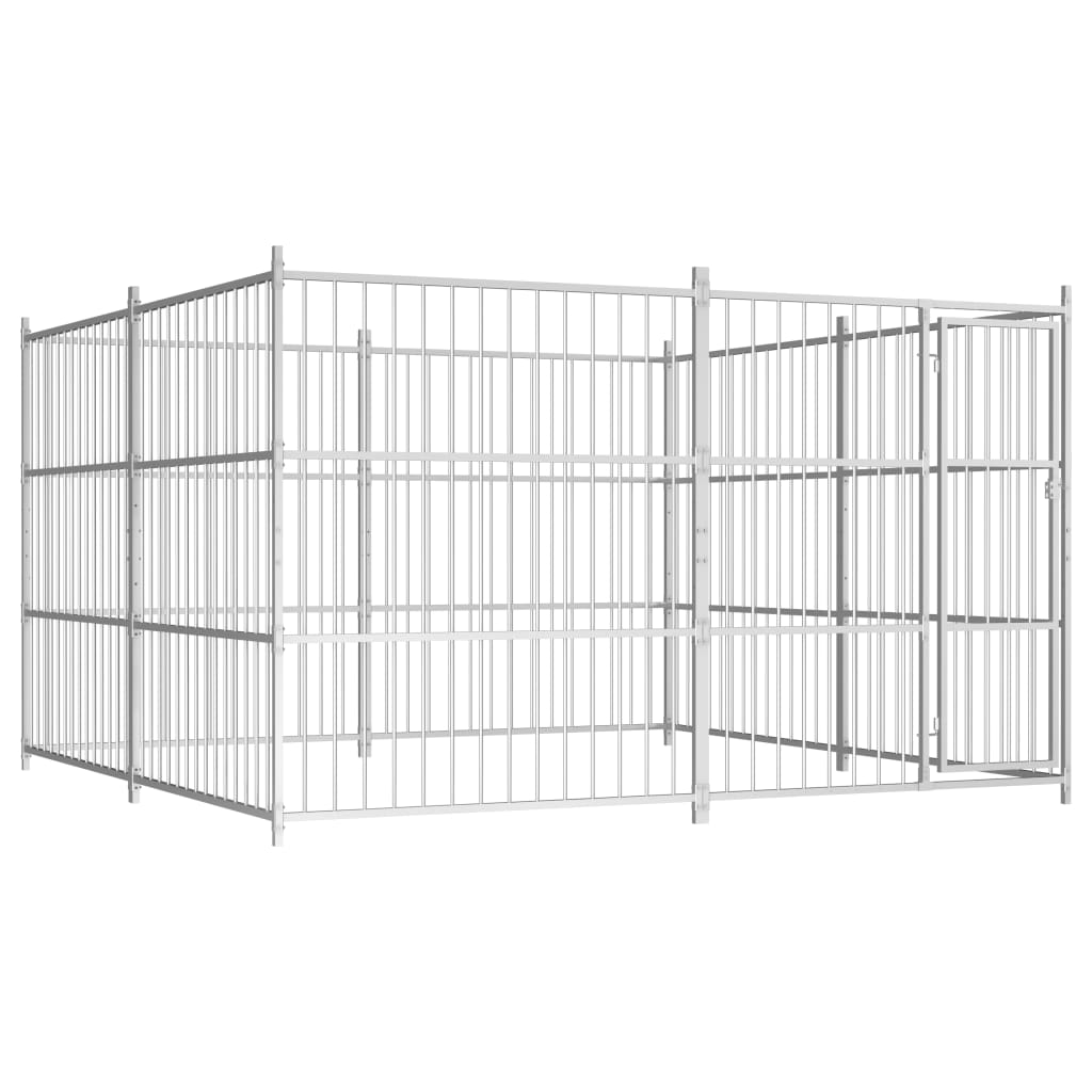 Vidaxl dog kennel for outside 300x300x185 cm