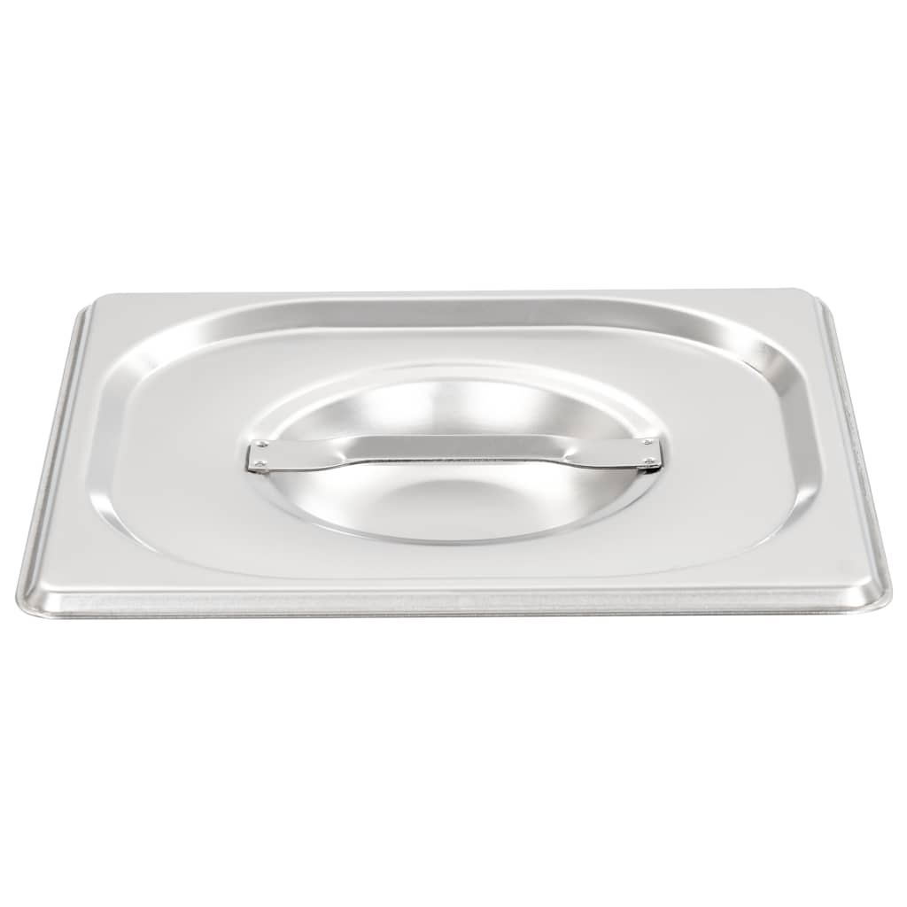 Vidaxl Deckel 8 Stück für GN 1 6 Edelstahlschüsseln