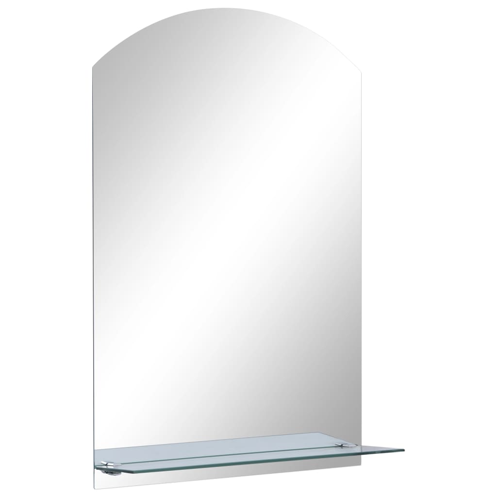 Vidaxl Wall Mirror med hylde 40x60 cm hærdet glas