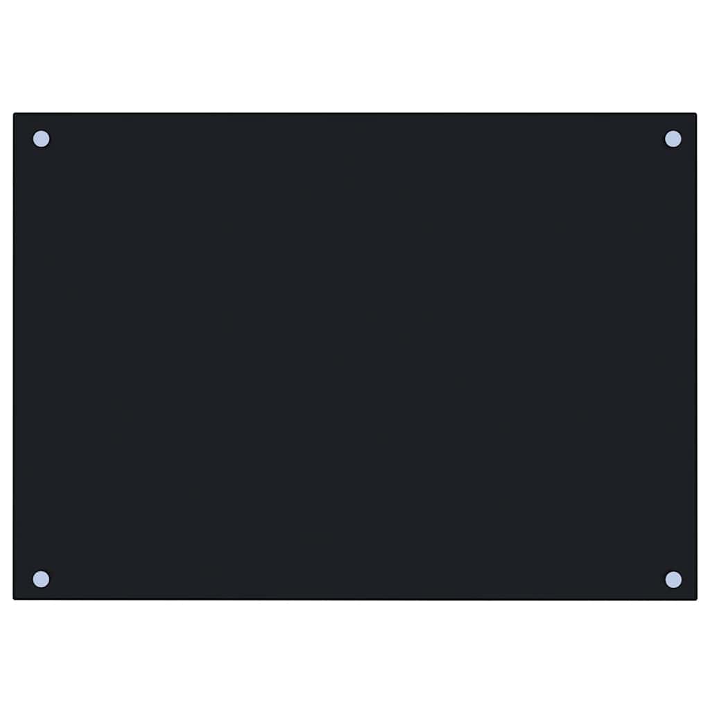 Vidaxl Scrash zaslon Kuhinja 70x50 cm termin steklena črna