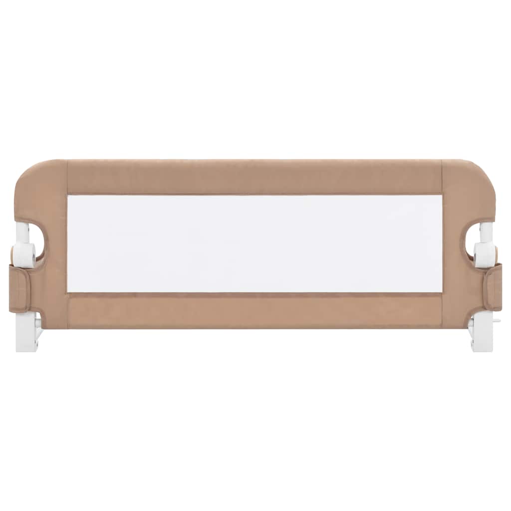 VIDAXL -BED -Diagramm Kleinkind 102x42 cm Polyester Taupe