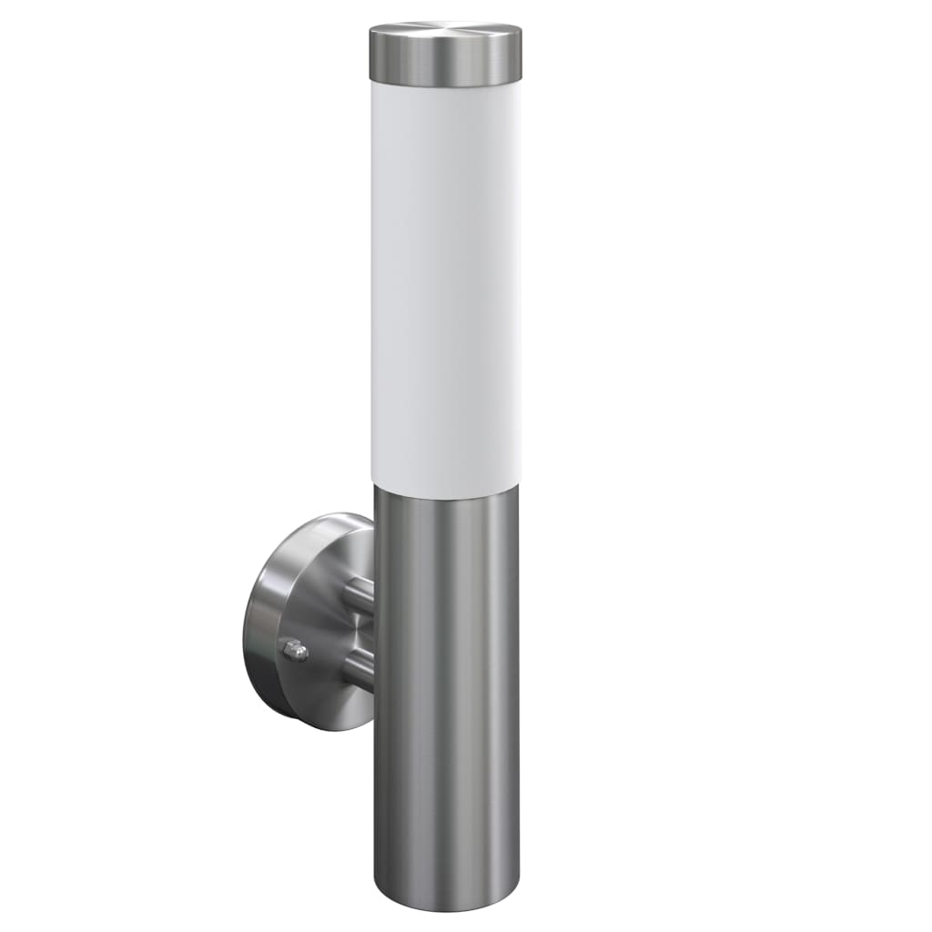 Lampe murale Vidaxl pour l'acier inoxydable étanche à l'intérieur et à l'extérieur