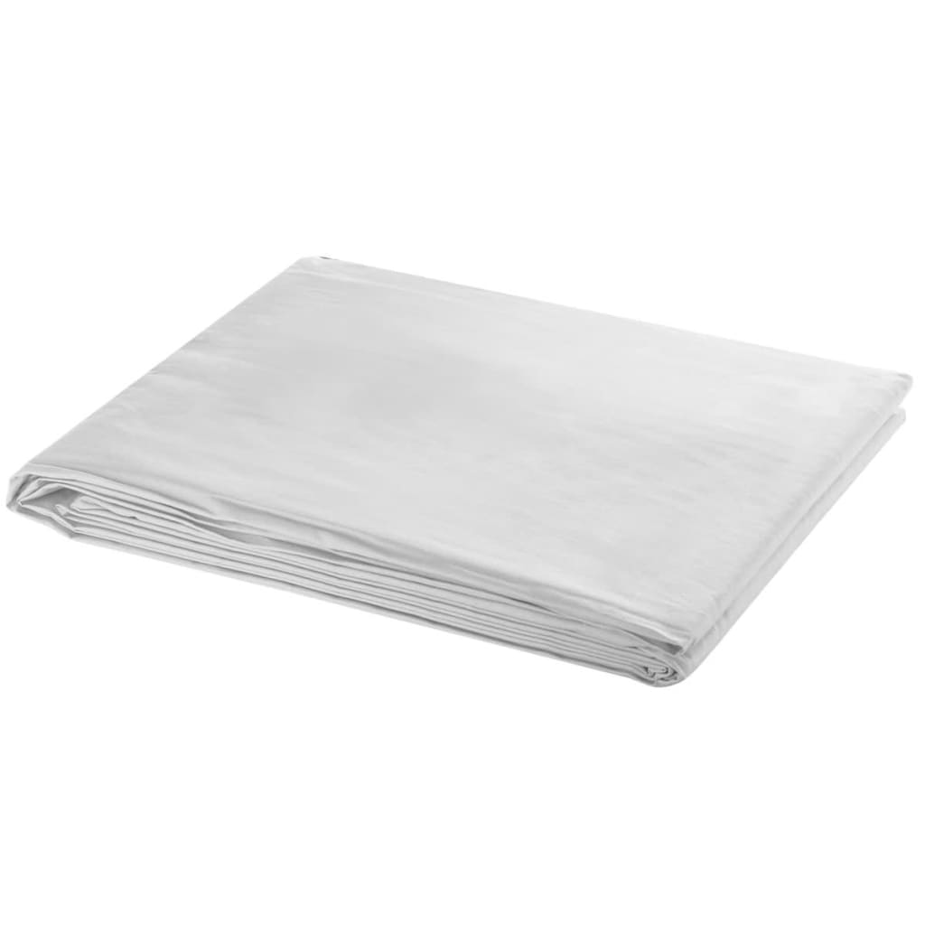 VidaXL Background without stand 300x300 cm cotton white