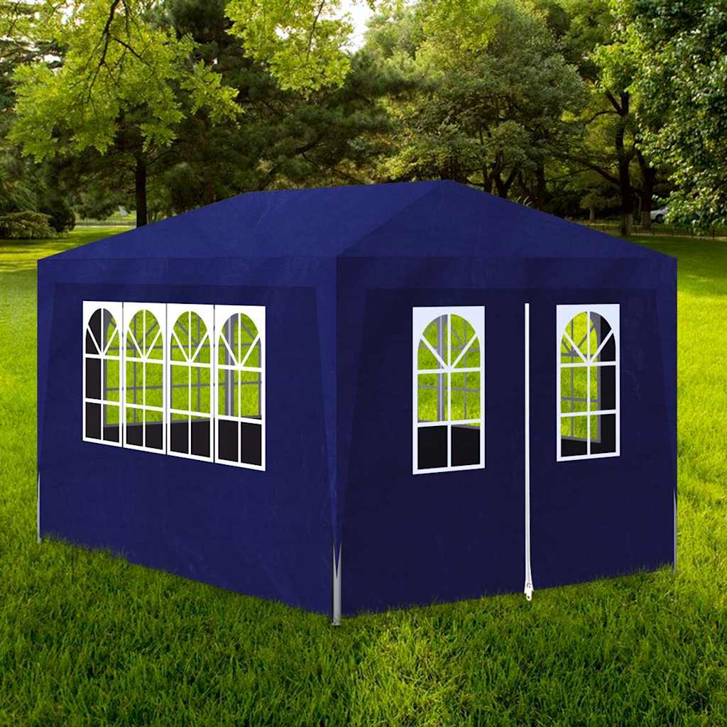 Vidaxl party tent 3x4 m blue