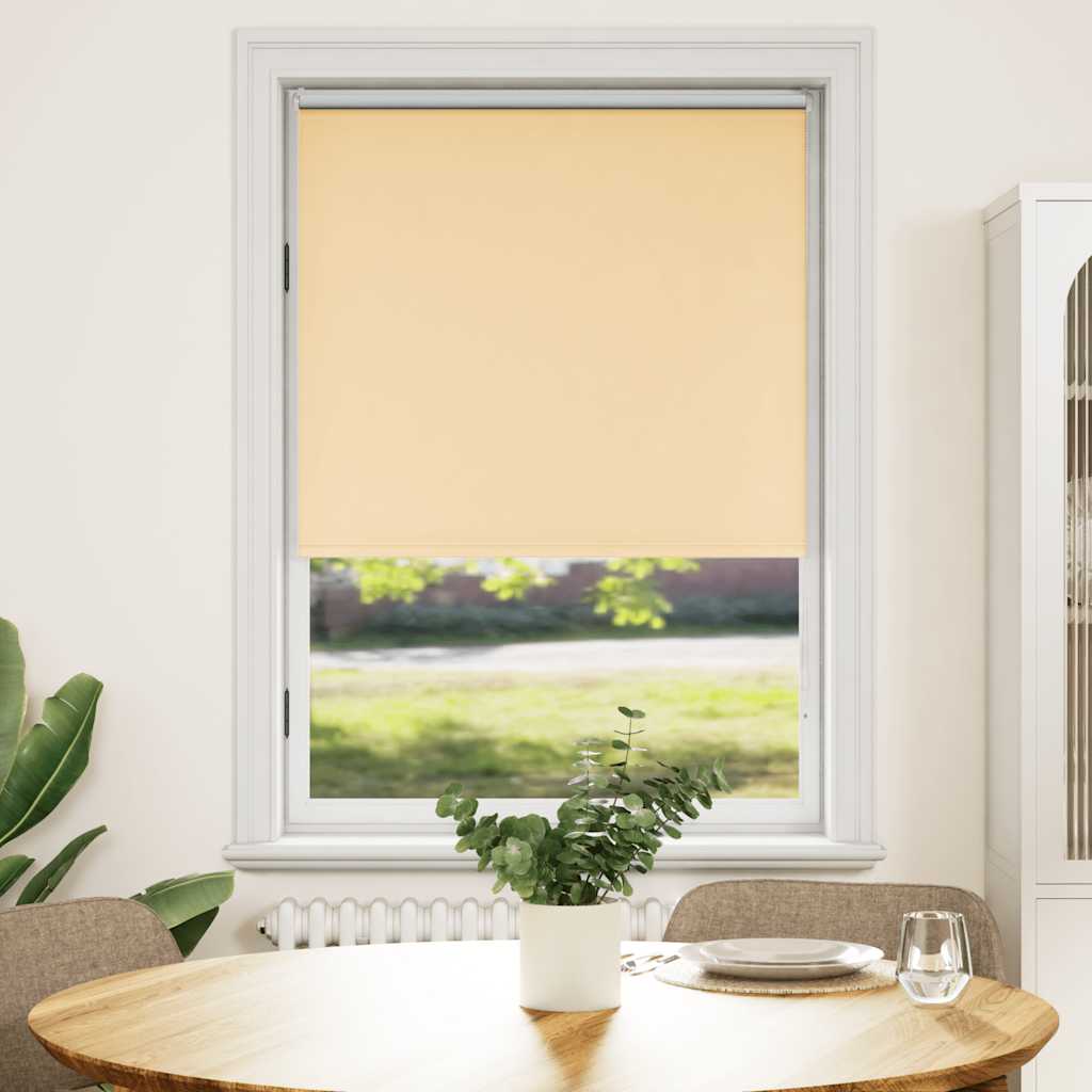 Vidaxl blackout roller blind 100 x 175 cm beige