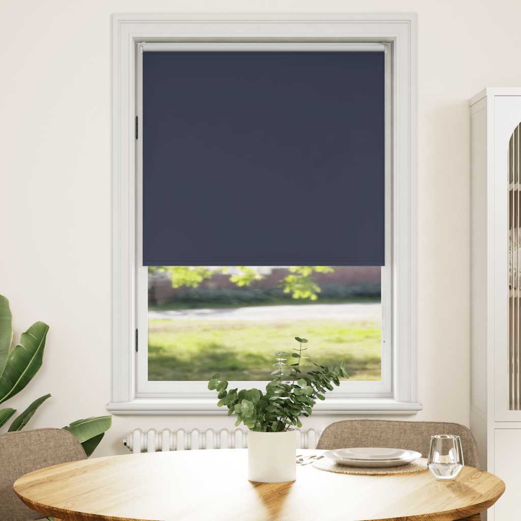 Vidaxl roller blind blackout 100 x 175 cm navy blue