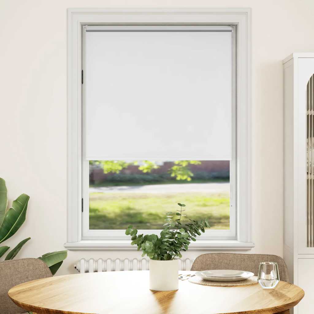 Vidaxl blackout roller blind 120 x 175 cm white