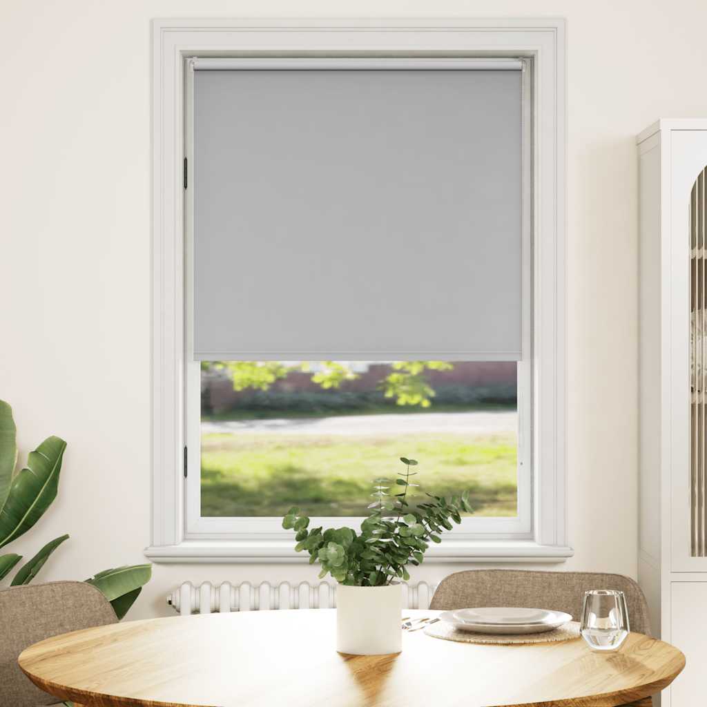 Vidaxl roller blind blackout 120x175 cm gray
