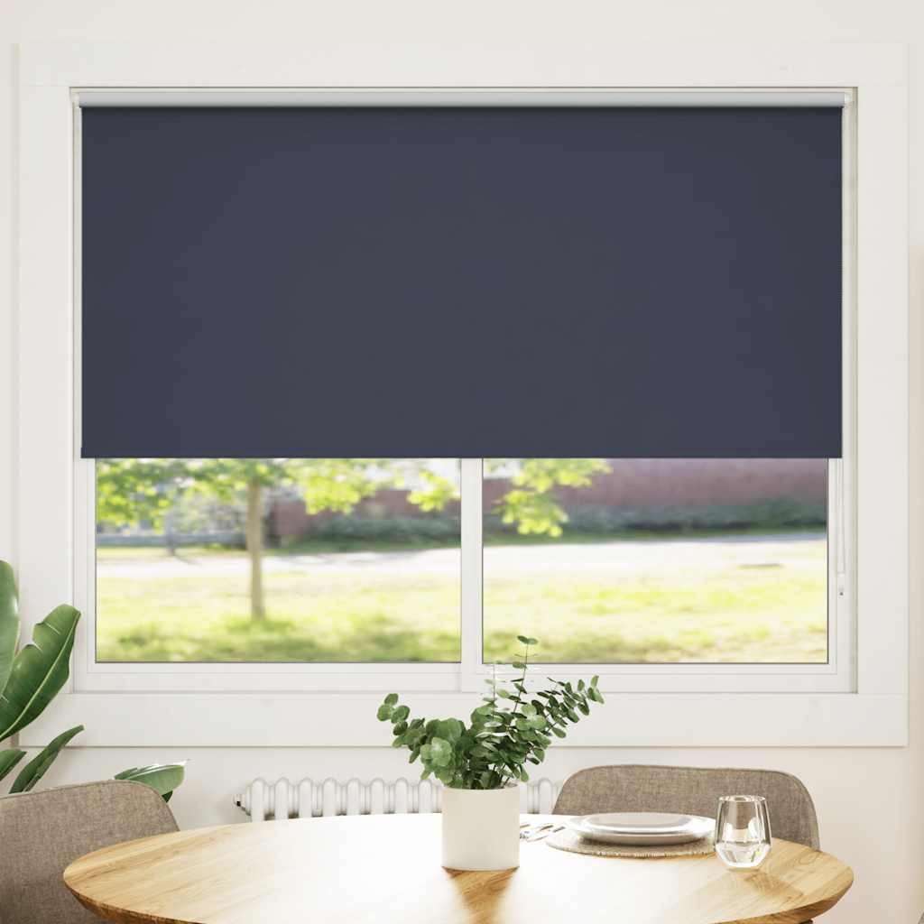 Vidaxl roller blind blackout 160 x 175 cm navy blue
